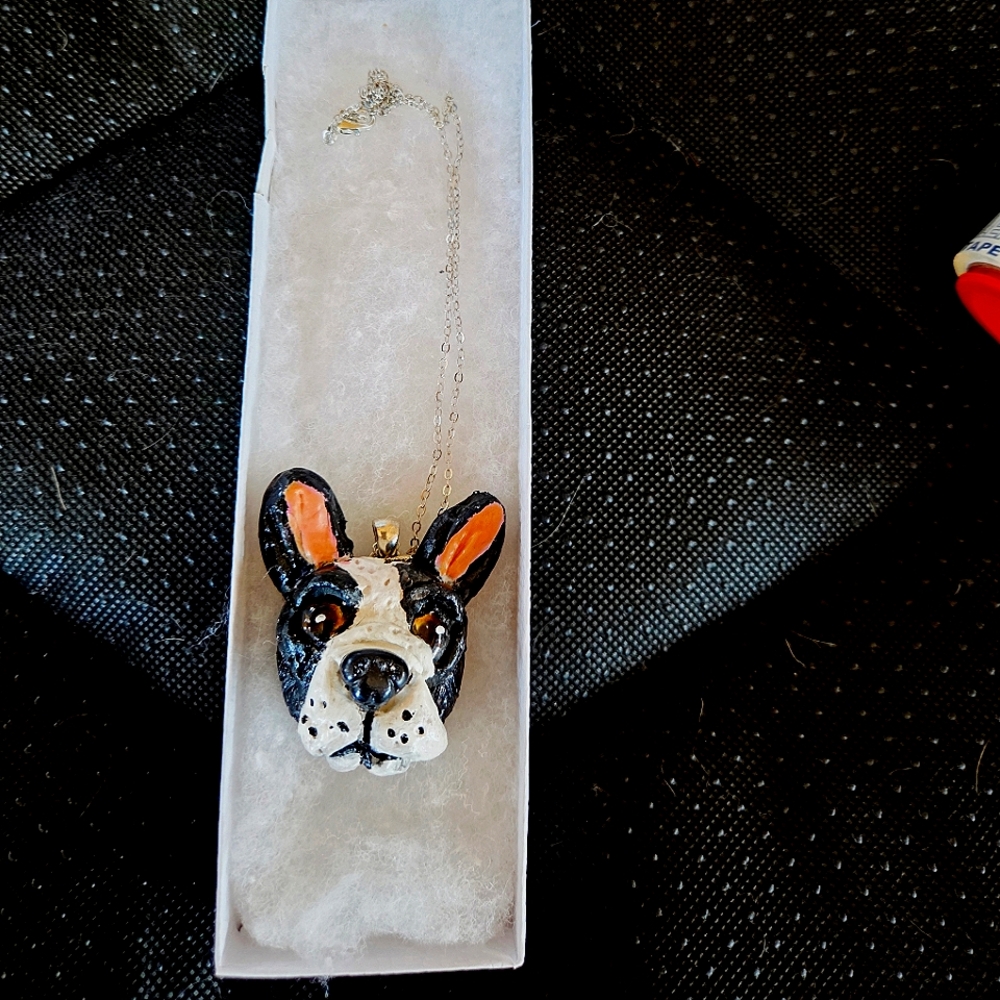Dog Pendant Necklace or Magnet